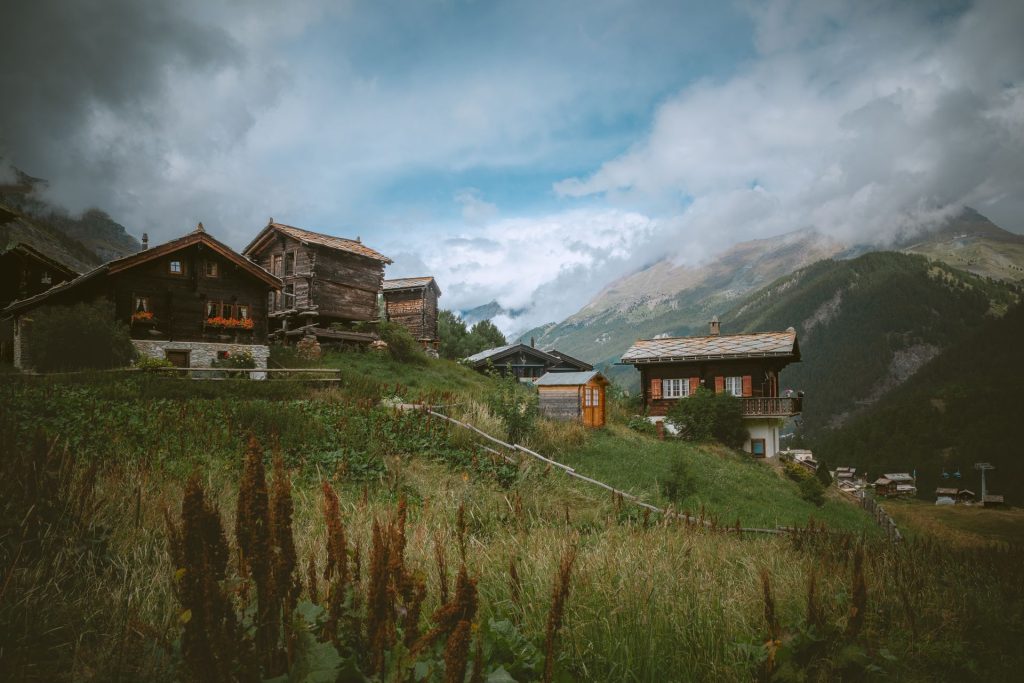Chalets, Western European Alps