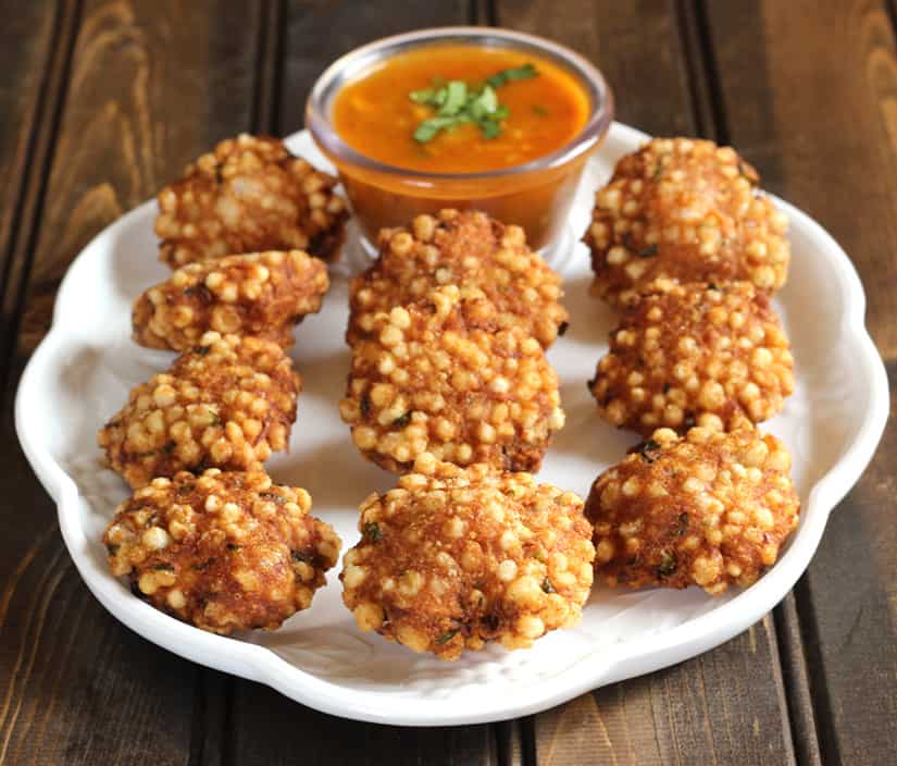 street foods in India - Sabudana Vada