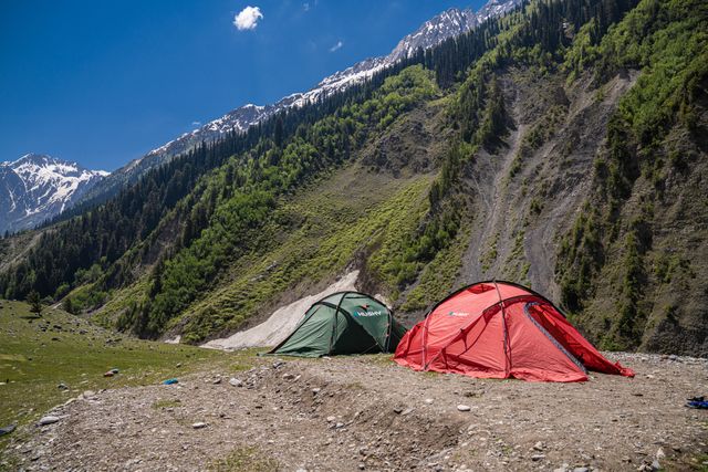Camping in the Himalayas