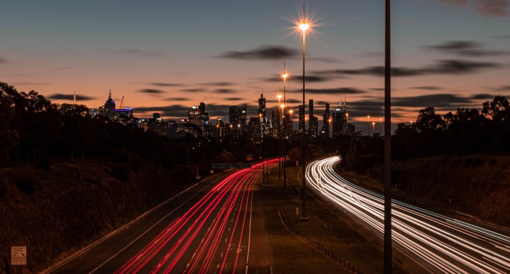 Melbourne at dusk