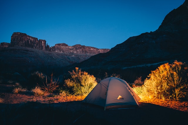 Camping in Utah is a beautiful experience