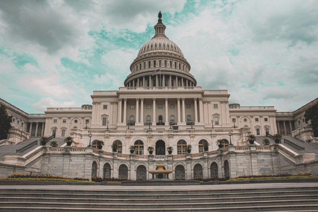 The United States Capitol building in Washington, D.C.