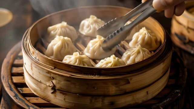 Mongolian steamed dumpling