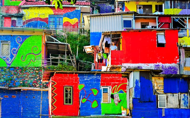 Most colorful and beautiful village