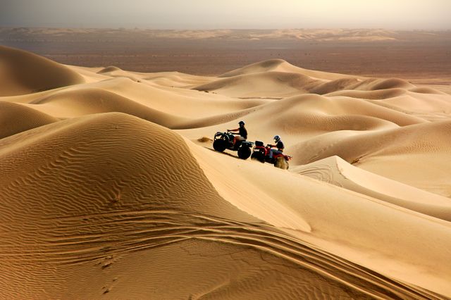 Quad riding is fun for people