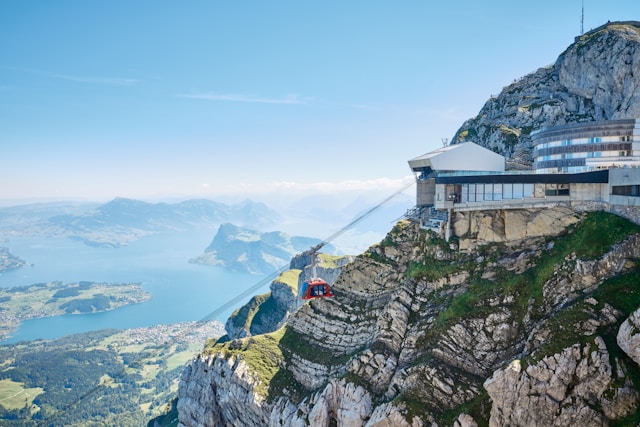 mount pilatus hikes to see the sunset