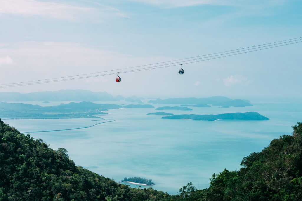 cable cars in Langkawi