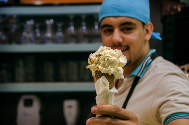Turkish ice-cream
