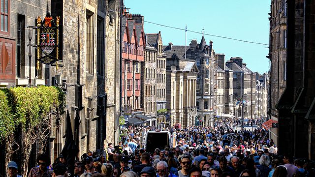 The Royal Mile in Edinburgh
