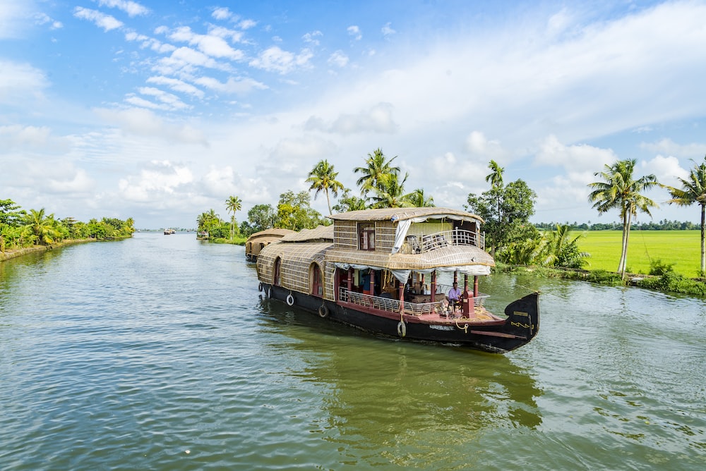 houseboat in alappuzhas captivating backwaters is the top attraction.