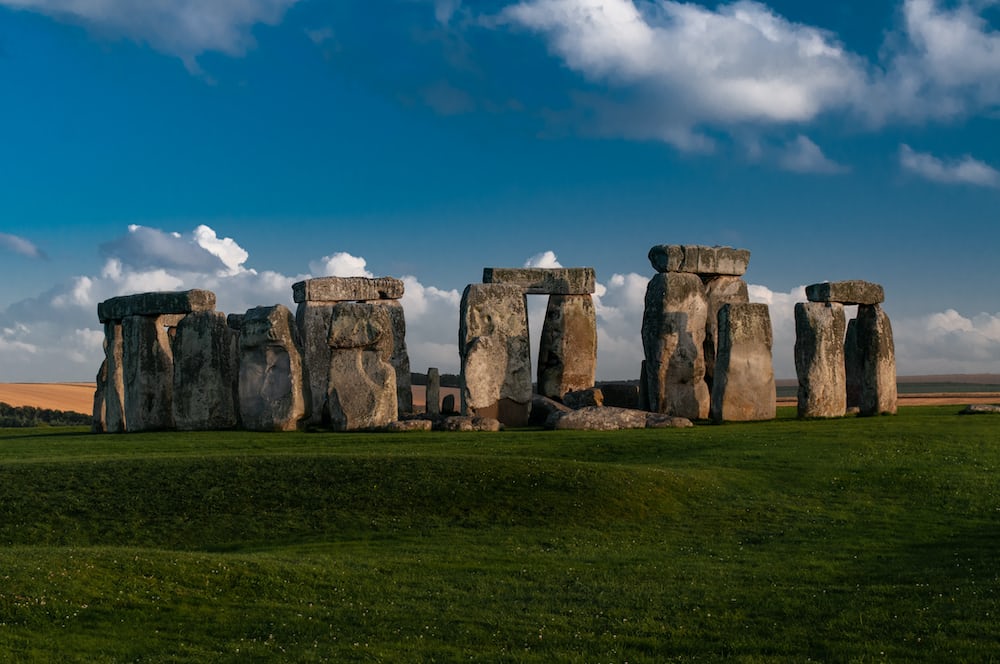 Tourists can't connect physically with the stones of Stonehenge.