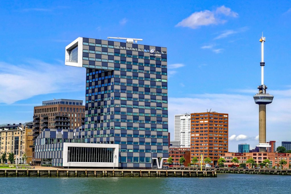 Euromast  is the perfect spot for capturing Rotterdam's skyline