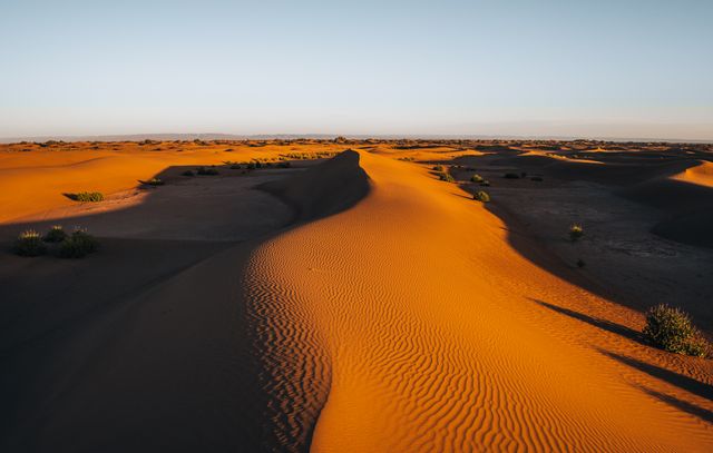 Sand dunes in the Sahara Desert, Morocco, Famous Deserts