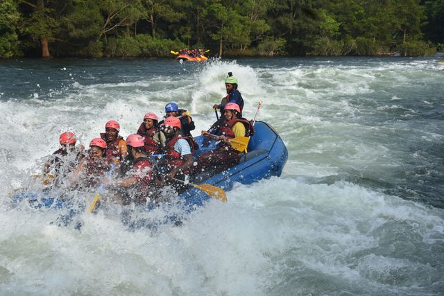 dubare river rafting is fun activity