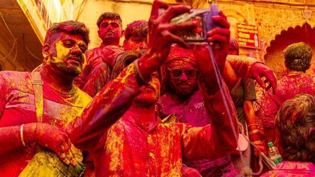 Lathmar Holi is an interesting part of the Holi Festival.
