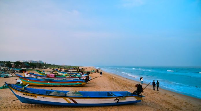 Marina Beach, (Image Source: Pexels) Marina Beach Chennai