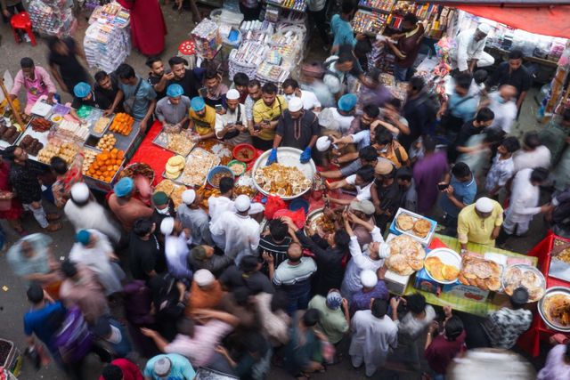 Ramadan food stalls