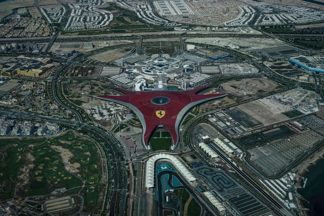 ferrari world abu dhabi is one of the top attractions.