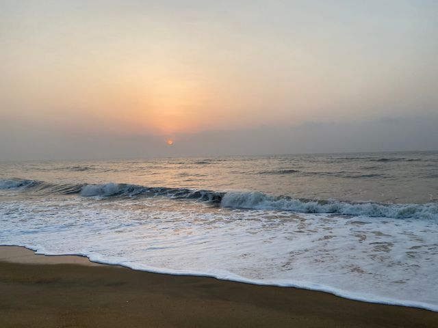 sunrise and sunset at Elliot’s Beach is one of the best things to do in chennai.