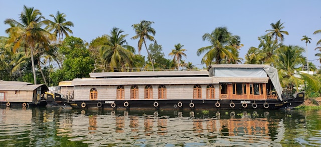 Alappuzha boat house is a perfect place to unwind.