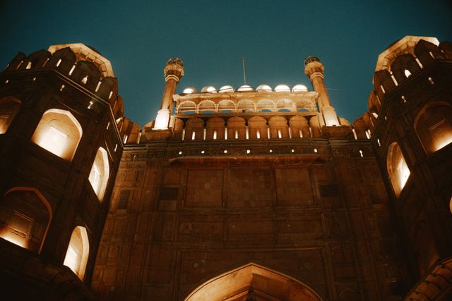 mehrangarh fort at night