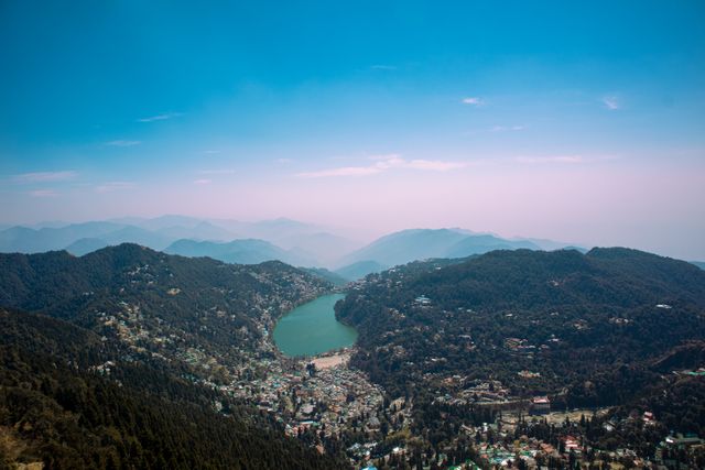 nainital weather plays a very important part if you want an aerial view of the city