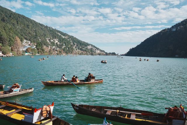 Nainital boat ride by the lake