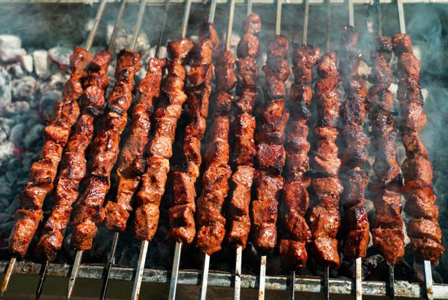 shashlyk is a replica of our own kebabs and grills