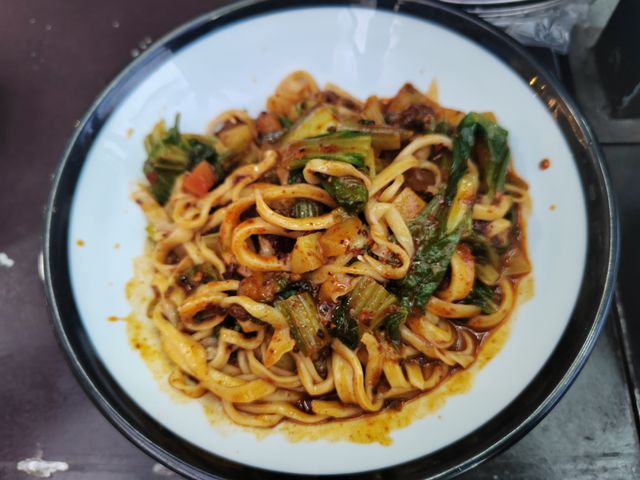 Biangbiang noodles are also called the belt noodles