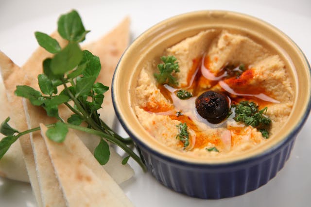 Hummus can be had with any turkish dishes