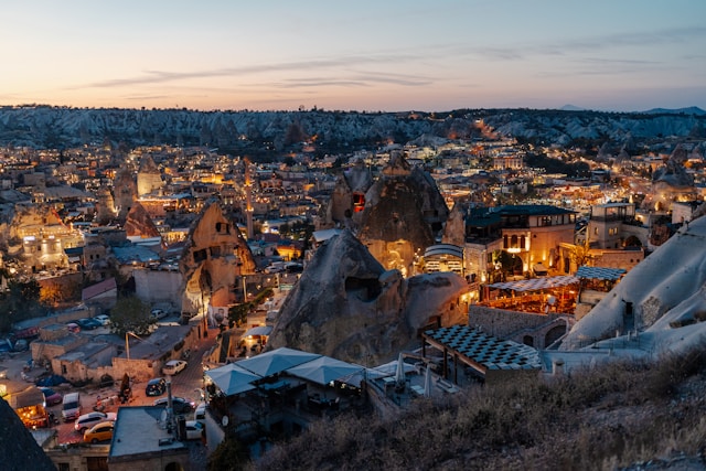 cappadocia turkey outdoor dinner