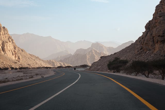 beautiful drives across the Hajar Mountain range.