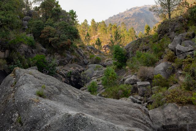 a picturesque park is located on the border between Spain and Portugal.