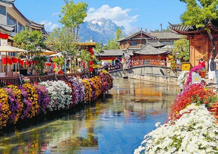 well-preserved old town filled with wooden houses, narrow cobblestone alleys and unique waterways