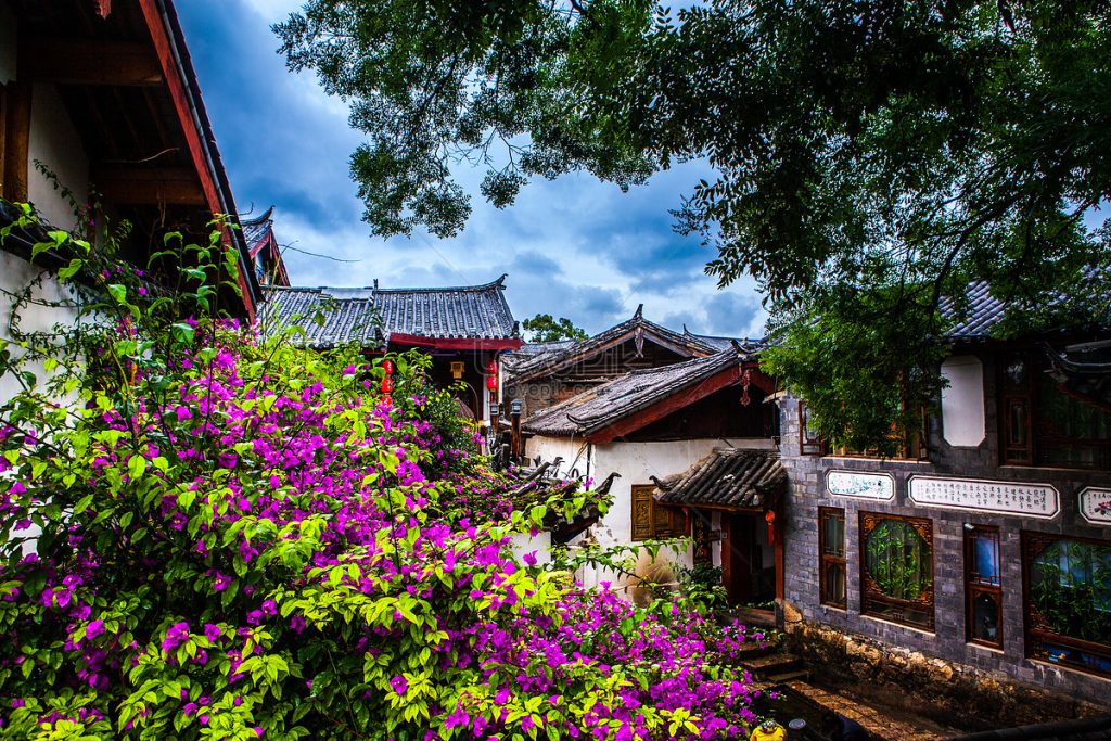 well-preserved ancient town