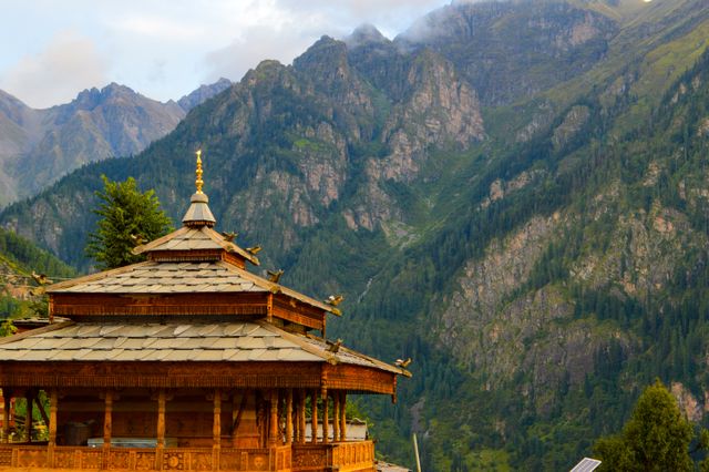 quaint and beautiful village in the Kullu area of Himachal Pradesh