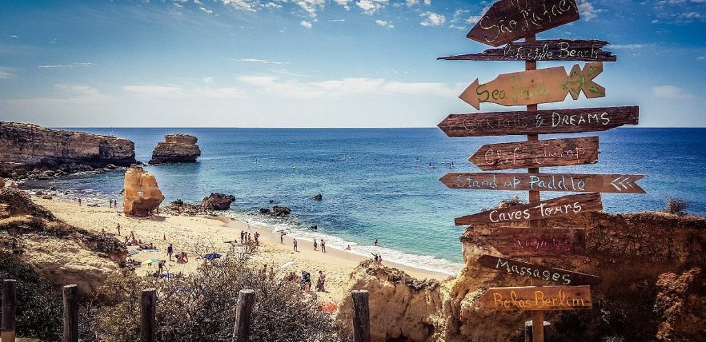Sao Rafael Beach in Albufeira