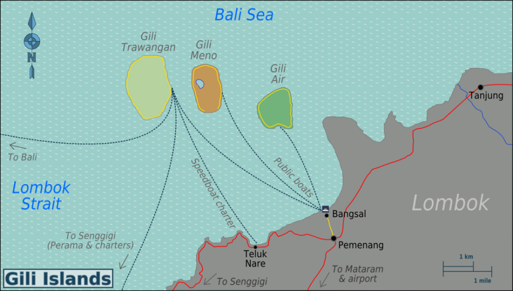 gili on the map
