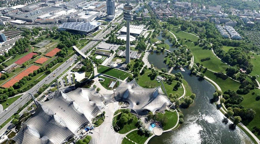 Olympiapark was constructed for the Olympic Games in Munich in 1972