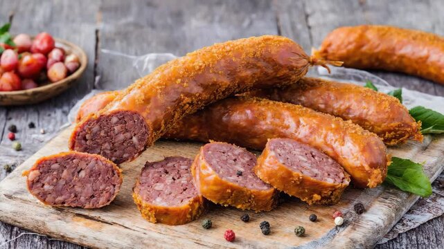 mix of all meat is used to make the sausages