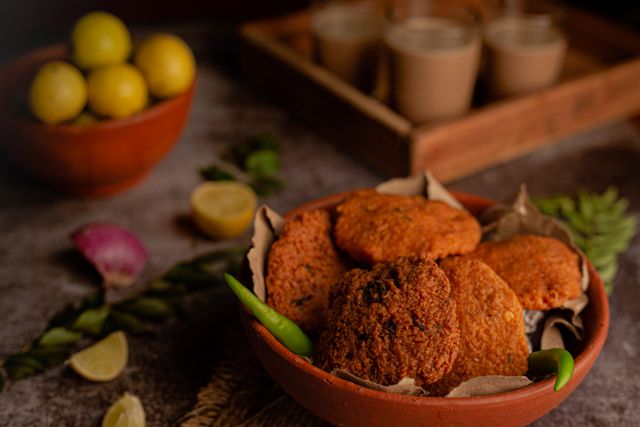 Maddur vada, a popular fried snack from Karnataka